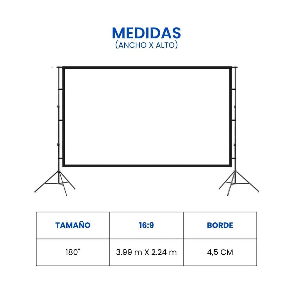 Pantalla Ecran Blanco con tripode