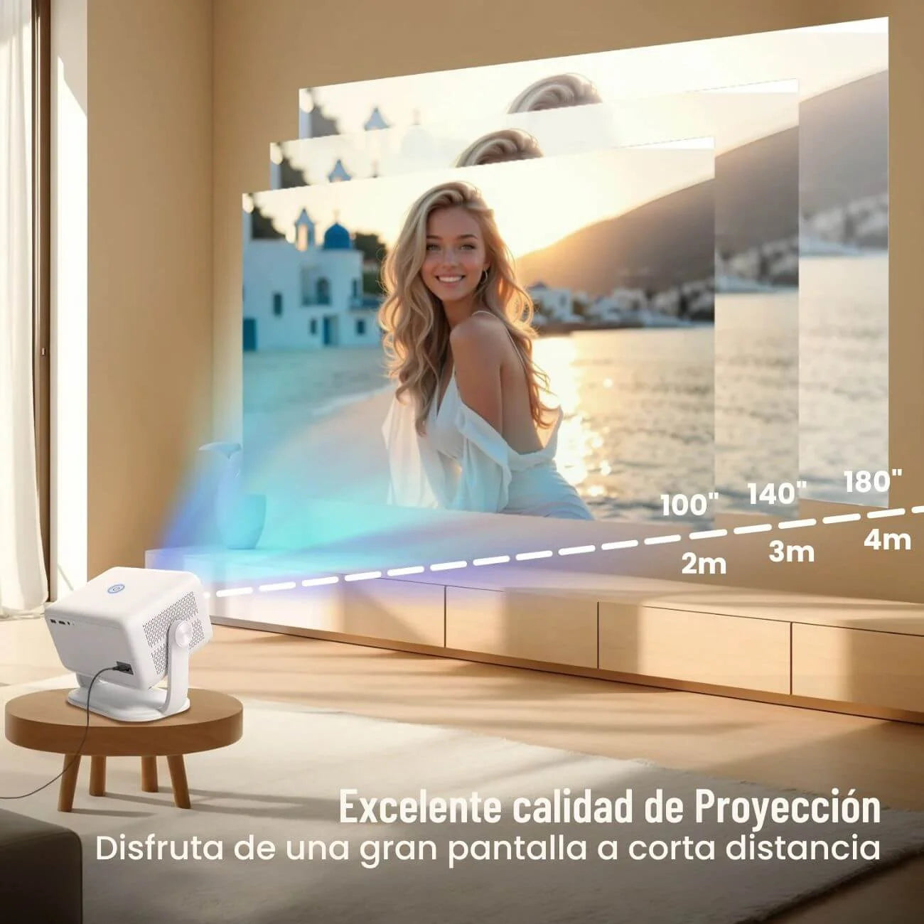 Proyector con excelente calidad de imagen Full HD