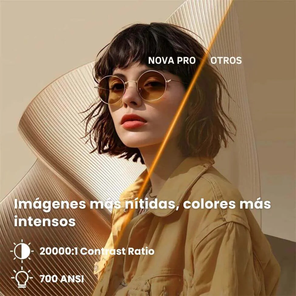 Comparativa entre el proyector Nova Pro y proyectores genéricos: mejor imagen y funciones