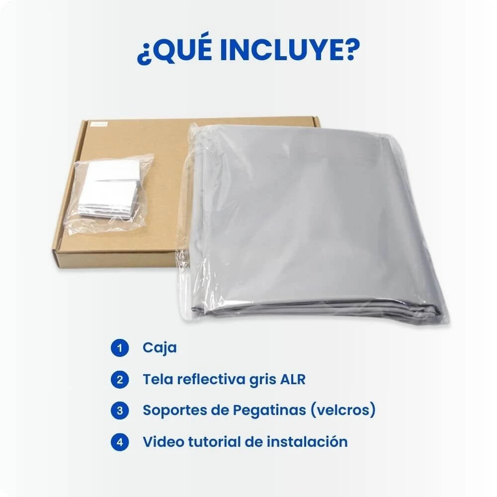 Contenido del paquete – Ecran Gris ALR