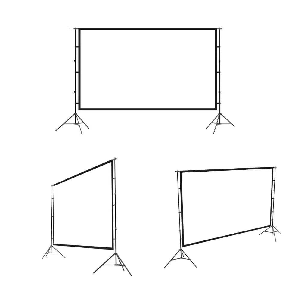 Pantalla Ecran Blanco con trípode para proyector