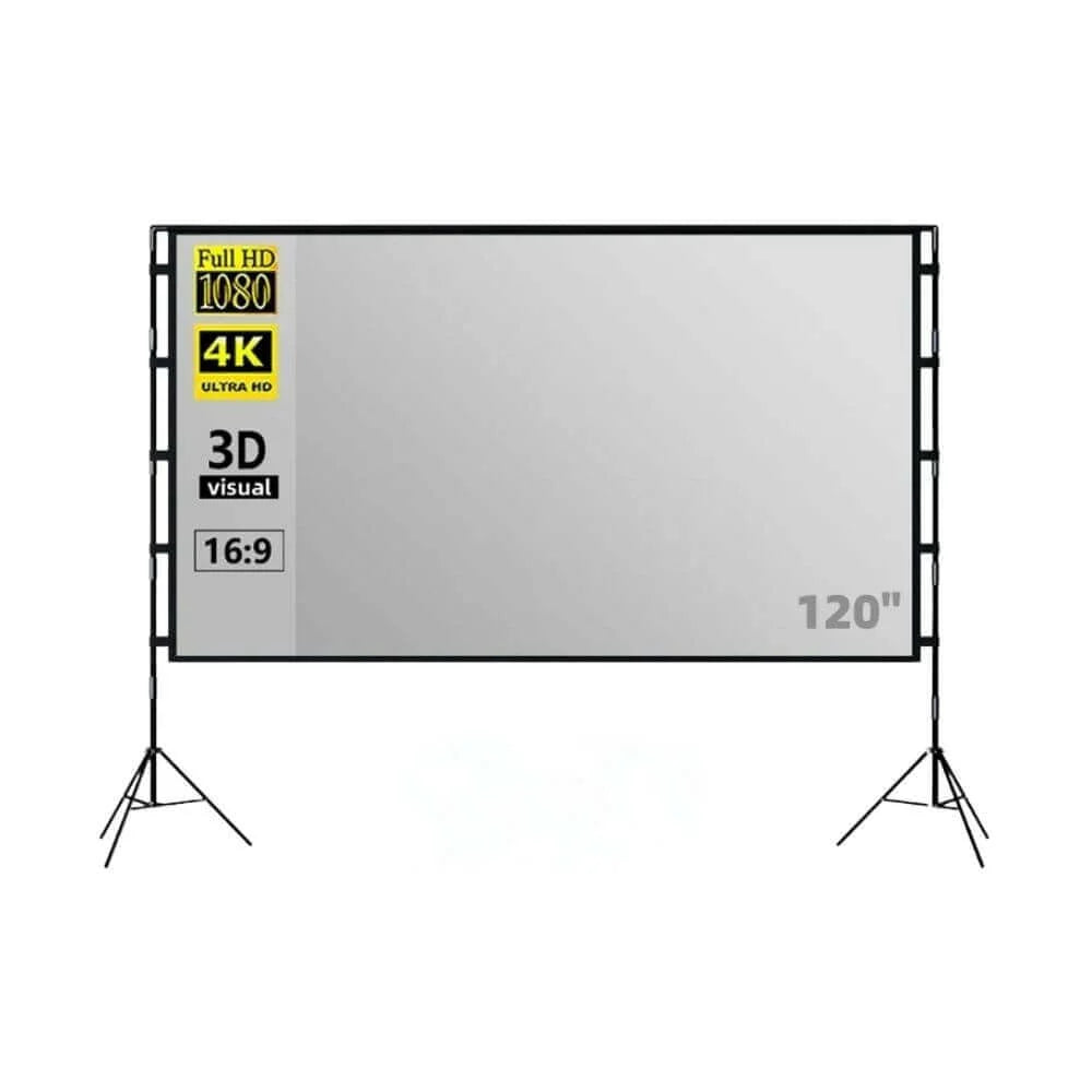 Pantalla Ecran Gris ALR con trípode 120 pulgadas para proyector - Tecnología anti-reflejo