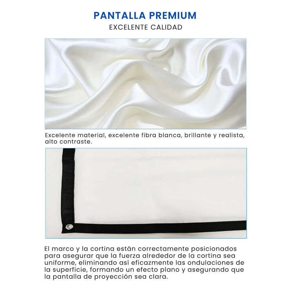 Tela Blanca Premium para proyector - alta calidad